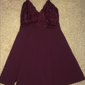 NEW Burgundy lace skater dress 💃🏽🥂